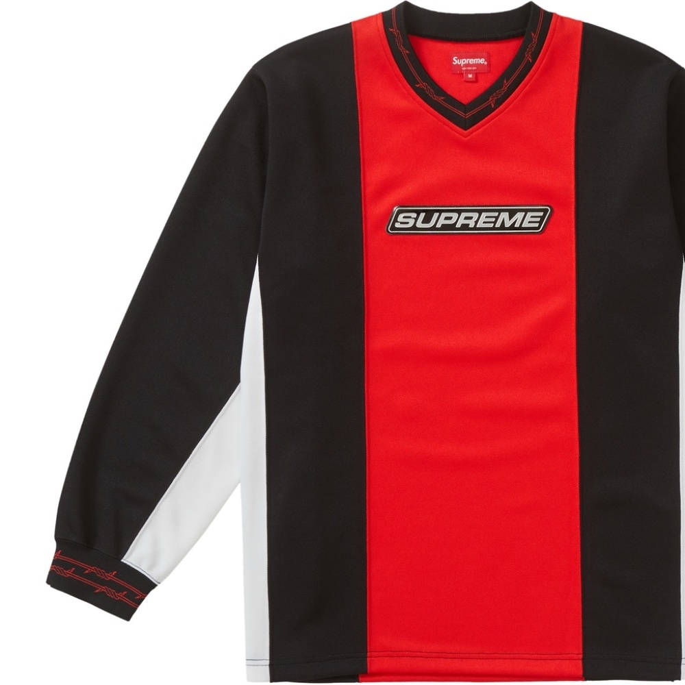 Supreme Barbed Wire Moto Jersey (Red) XL